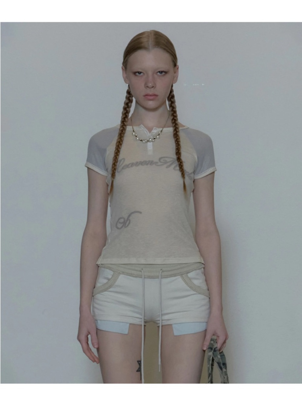 Sculptor Heavenly Button Down Tee Raw